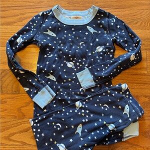 Hanna Andersson Kids Space-Themed long sleeved Pajamas